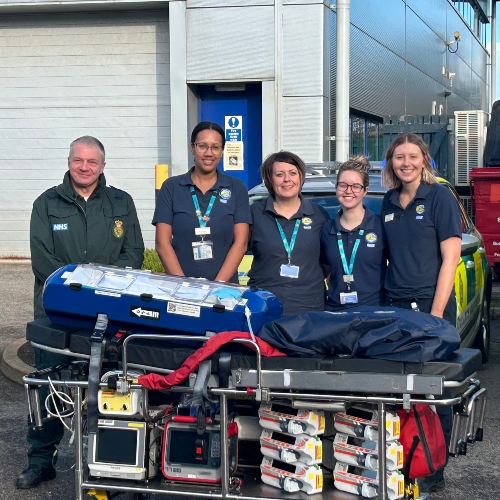 Baby Transport Pod donated to Embrace Transport Team